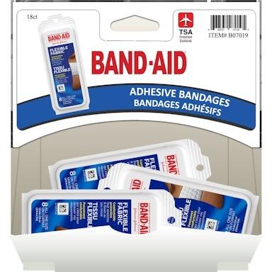 J&J Band Aids Travel 12x8ct x 6/case (760122)