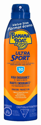 Banana Boat Daily Ultra Sport  SPF 30  Sunscreen Spray 12 x226g (10168)