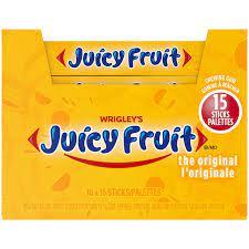 Wrigley Juicy Fruit Original 10x15pc x 12/case (133109)