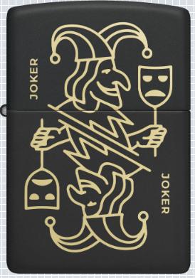Zippo Joker Card Design (46290)