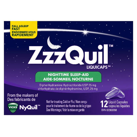 Vicks ZZZQuil Nightime Sleep Aid 12 Count