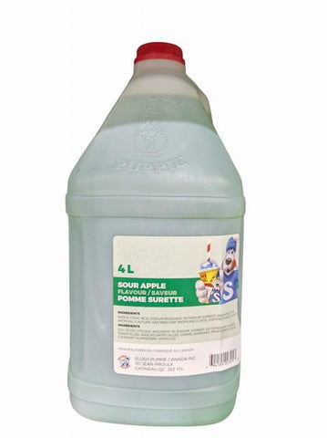 SP Sour Green Apple Syrup 4 Ltr