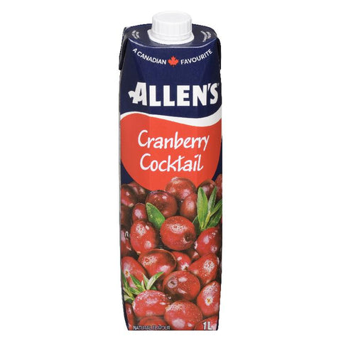 Allen's Cranberry Cocktail 1L x 12/case