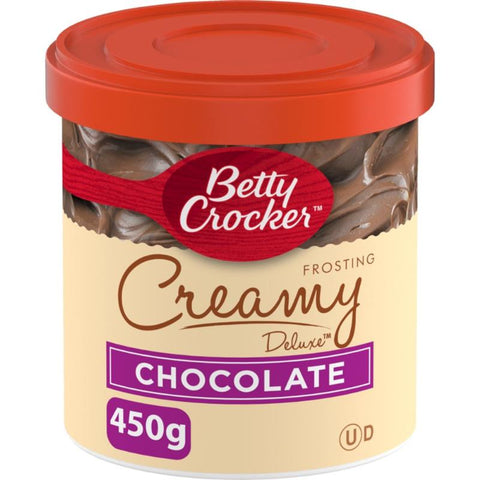 Betty Crocker Creamy Deluxe Frosting Chocolate Mix 12x450g (8554051)