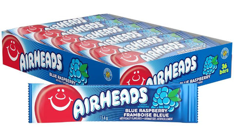 Airheads Blue Raspberry 36x15.6g x 12/case (138303)