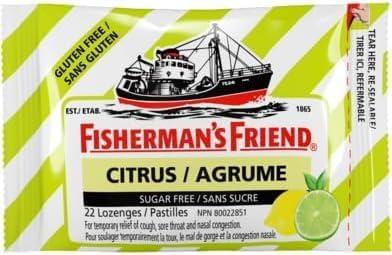 Fishermans Friend Citrus Sugar Free  8 x 36 (FF016)
