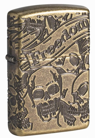 Zippo Freedom Skull Design (49035)