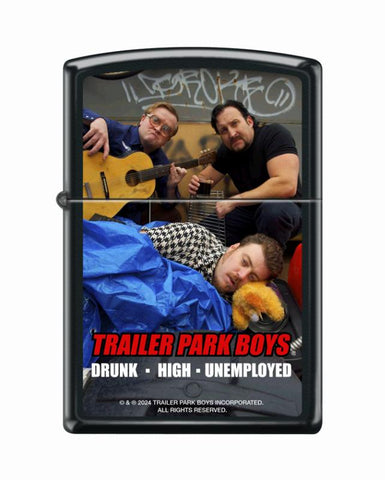 Zippo Trailer Park Boys Black Matte (218-114505)