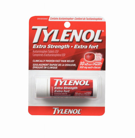 Tylenol Ext Str Tablets Travel 12x500mg x 6/case (115827)