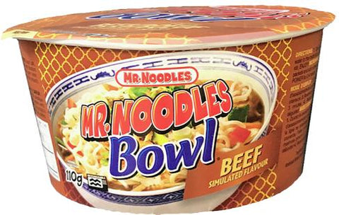 Mr Noodles Big Bowl Beef 12x110g (NBBB)