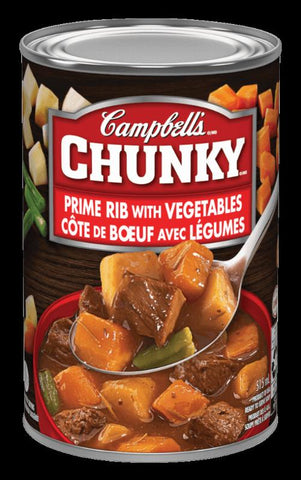 Campbell's Chunky Prime Rib w/Vegetables Soup 12x515ml (122690)