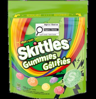 Skittles Gummies Sour SUP 12x235g (124245)