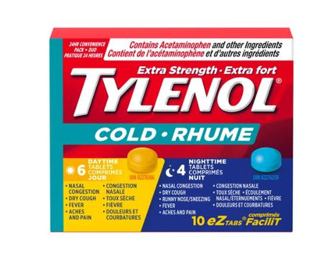 Tylenol Cold Day&Night 10ct x 24/case (795238)