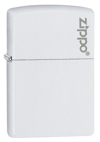 Zippo White Matte w/Zippo Logo (214ZL)