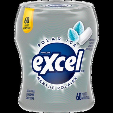 Wrigley Excel Bottle Polar  6x60pcs x 4/case (133272)