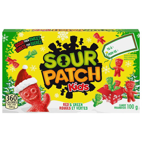 Maynards Sour Patch Kids Red & Green Candy Box 12x100g (120093)