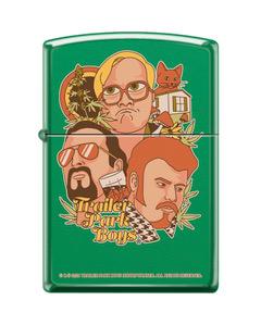 Zippo Trailer Park Boys Logo Green Matte ( 48269-114937 )
