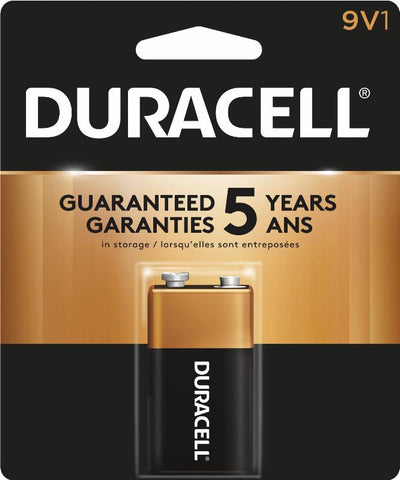 Duracell Coppertop 9 Volt 1 Pack (10729)