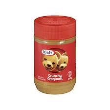 Kraft Peanut Butter Crunchy  12x500g