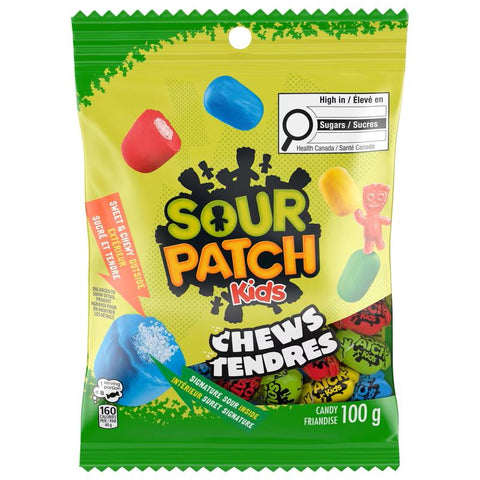 Maynards Sour Patch Kids Chews12x100g (CADCELLO) (127424)