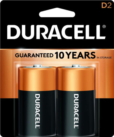 Duracell Coppertop D 2Pack (10135)