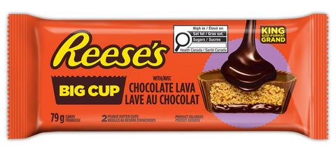 Hershey Reese PB Big Cup With Lava  KS 16x79g x9/case (126569) ( HBK )