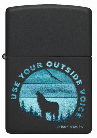Zippo Buck Wear Outside Voice Design (46590)
