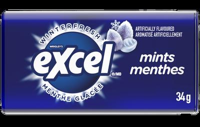 Wrigley Excel Mint Winterfresh 8x34g x 12/case (136609)