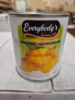 Pantry Shelf Everbody's  Mandarin Oranges   24x398ml