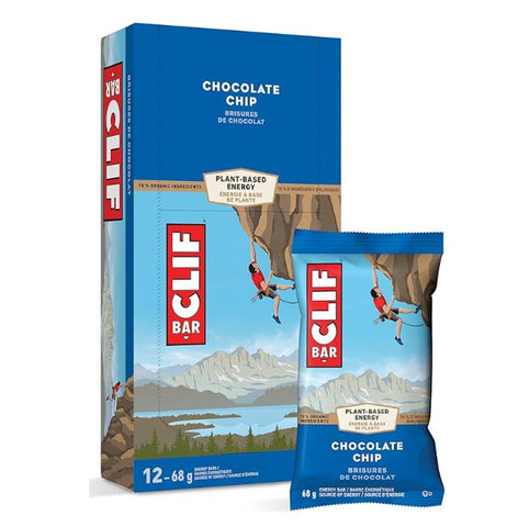 Clif Bar Chocolate Chip 12x68g x 16/case (115789)