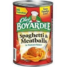 Chef Boyardee Spag/Meat  418g x 24/case (363080)