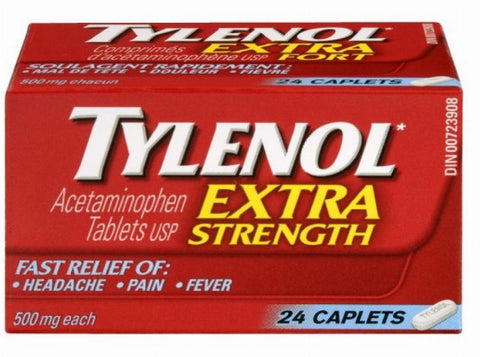 Tylenol Ext Str Tabs 24x500mg x 48/case (795226)