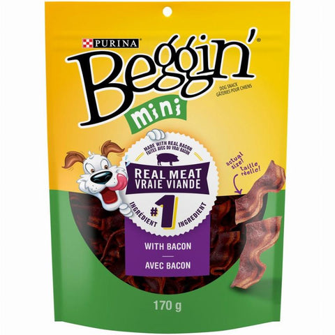 Purina Beggin' Strips MIni Bacon 6 x 170g