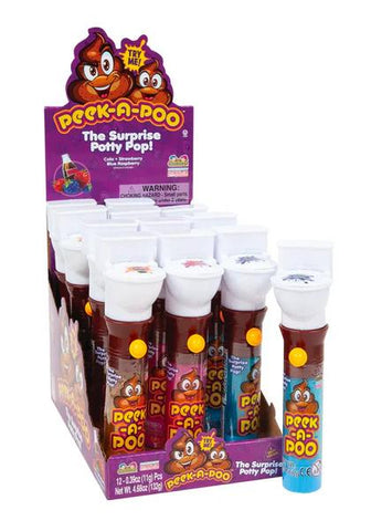 Peek A Poo Potty Toy 12x11g ( KDM-93121 )