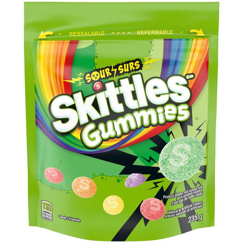 Skittles Gummies Sour SUP 12x235g (124245)