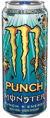 Coke Monster Aussie Lemonade 12x444ml (COKEM) (411997)