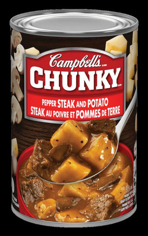 Campbell's Chunky Steak & Potato Soup 12x515ml (122691)