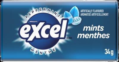 Wrigley Excel Mint Peppermint 8x34g x 12/case (136614)