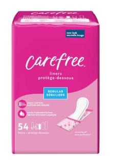 Carefree Regular Unscented Liners 54ct (10163)