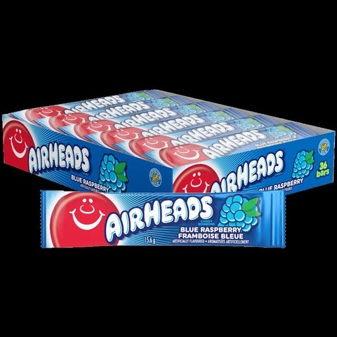 Airheads Blue Raspberry 36x15.6g x 12/case (138303)
