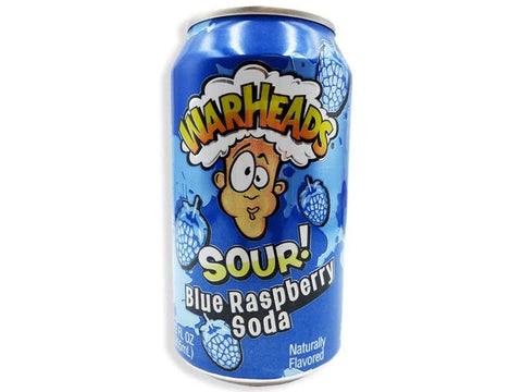 Warheads Soda Sour Blue Raspberry   12x355ml