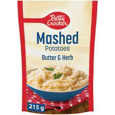 Betty Crocker Mashed Potatoes Butter & Herb  12x215g