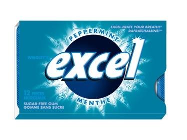 Excel Peppermint SF Gum 12 x18 per case