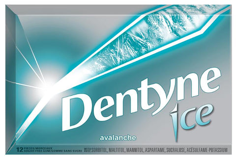Dentyne Ice Avalanche 12's x 18 per case