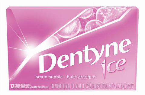 Dentyne Ice Arctic Bubble 12's x 18 per case