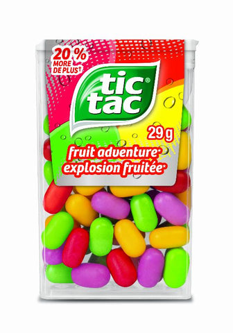 Tic Tac Fruit Adventure 12 X 29g x 24 per case