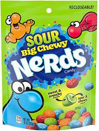Nerds Big Chewy Candy Sour 9x170g x9/case (3004981)