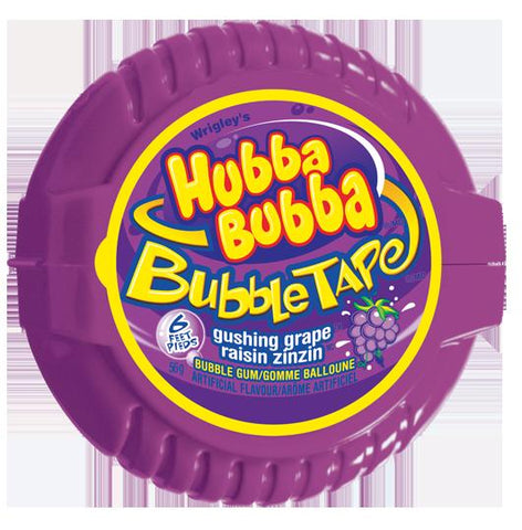 Hubba Bubba Tape Grape 12 x 12 per case