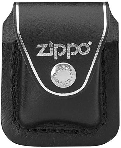 Zippo Leather Pouch w/Clip, Blk. (LPCBK)