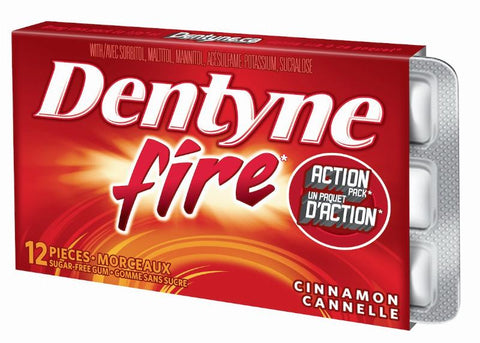 Dentyne Fire Cinnamon 12 x 18/case (133427)